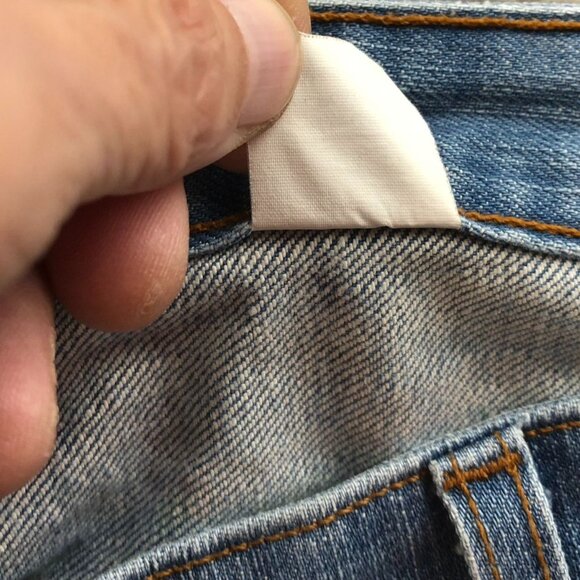 J. Crew Womens Jeans Size 4 City Fit Flare Frayed Hem Blue Denim Casual Y2K - Picture 11 of 16